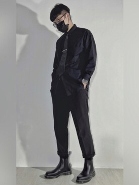 「アイテム（フォーマルスーツ/小物）」を使った、Liamさん（メンズ・178cm・20代）の秋コーディネート
