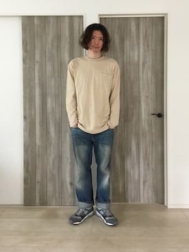 「PR01.（ピーアールワン）のアイテム」を使った、甲斐マイクさん（メンズ・183cm）の夏コーディネート