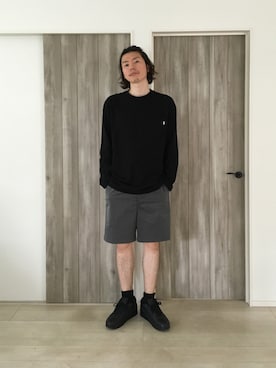 「PR01.（ピーアールワン）のアイテム」を使った、甲斐マイクさん（メンズ・183cm）の夏コーディネート