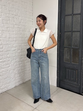 「シアーニット」｜kuriさん（レディース・162cm）の春コーディネート