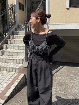 「ビスチェコーデ」｜kuriさん（レディース・162cm）の夏コーディネート