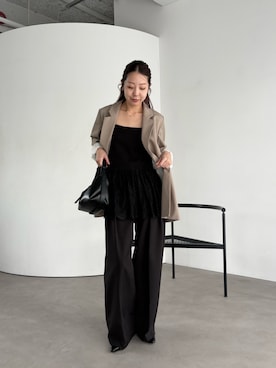 kuriさん（レディース・162cm）の春コーディネート