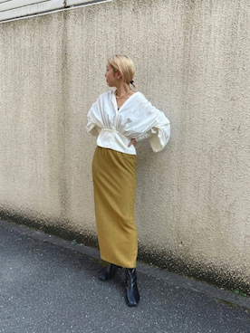 「美シルエット」｜「アイテム（アクセサリー）」を使った、kuriさん（レディース・162cm）の秋コーディネート