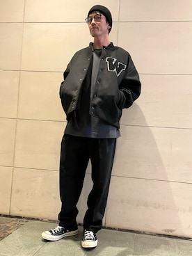 「WHITELAND（ホワイトランド）のアイテム（ブルゾン）」を使った、Y.Mさん（メンズ・175cm）の秋コーディネート