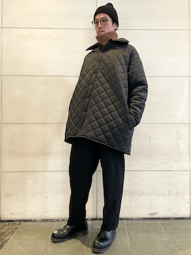 「WHITELAND（ホワイトランド）のアイテム（ブルゾン）」を使った、Y.Mさん（メンズ・175cm）の冬コーディネート