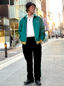 「DANKE SCHON（ダンケシェーン）のアイテム（ブルゾン）」を使った、Y.Mさん（メンズ・175cm）の冬コーディネート