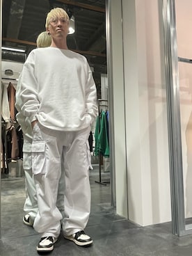 「DANKE SCHON（ダンケシェーン）のアイテム（スウェット）」を使った、Y.Mさん（メンズ・175cm）の冬コーディネート