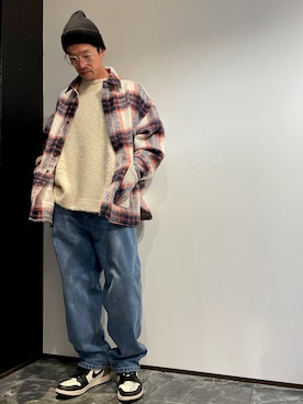 「WHITELAND（ホワイトランド）のアイテム（デニムパンツ）」を使った、Y.Mさん（メンズ・175cm）の秋コーディネート