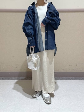 「アイテム（ハンドバッグ）」を使った、ゆゆはさん（レディース・153cm・10代）の冬コーディネート