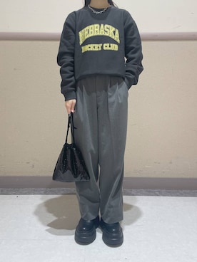 「アイテム（ハンドバッグ）」を使った、ゆゆはさん（レディース・153cm・10代）の冬コーディネート