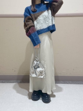 「アイテム（ハンドバッグ）」を使った、ゆゆはさん（レディース・153cm・10代）の冬コーディネート