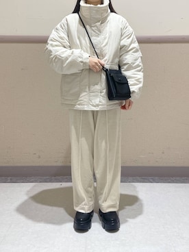 「アイテム（ブルゾン）」を使った、ゆゆはさん（レディース・153cm・10代）の冬コーディネート