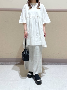 「アイテム（アクセサリー）」を使った、ゆゆはさん（レディース・153cm・10代）の春コーディネート