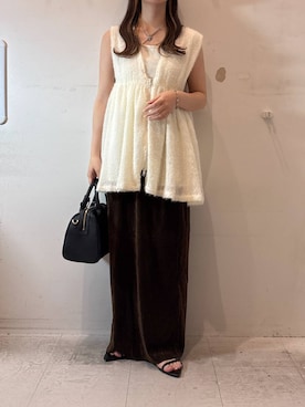 「アイテム（キャミソール）」を使った、ゆゆはさん（レディース・153cm・20代）の夏コーディネート