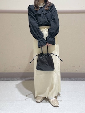 「アイテム（ハンドバッグ）」を使った、ゆゆはさん（レディース・153cm・10代）の冬コーディネート
