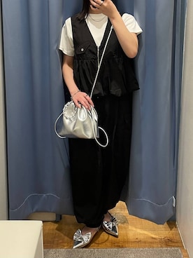 「アイテム（パンプス）」を使った、ゆゆはさん（レディース・153cm・10代）の夏コーディネート
