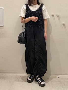 「アイテム（キャミソール）」を使った、ゆゆはさん（レディース・153cm・10代）の夏コーディネート