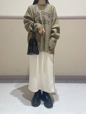 「アイテム（ハンドバッグ）」を使った、ゆゆはさん（レディース・153cm・10代）の冬コーディネート
