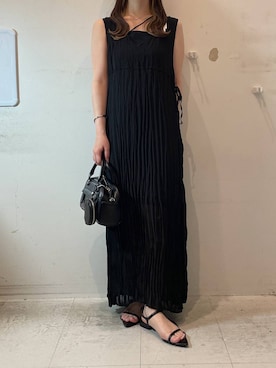 「アイテム（ワンピース/ドレス）」を使った、ゆゆはさん（レディース・153cm・20代）の春コーディネート
