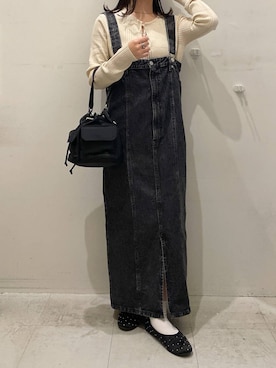 「アイテム（ワンピース/ドレス）」を使った、ゆゆはさん（レディース・153cm・20代）の秋コーディネート