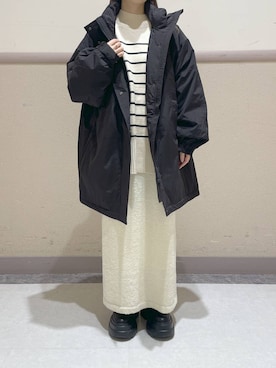 「アイテム（スカート）」を使った、ゆゆはさん（レディース・155cm・10代）の秋コーディネート