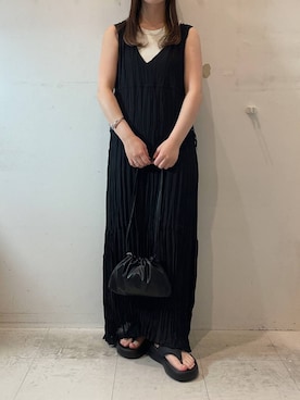 「アイテム（ワンピース/ドレス）」を使った、ゆゆはさん（レディース・153cm・20代）の春コーディネート