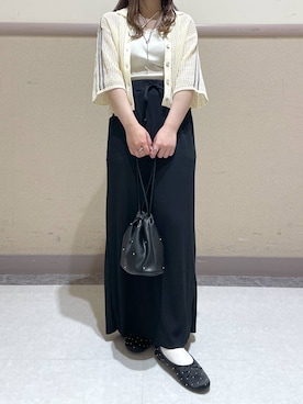 「アイテム（アクセサリー）」を使った、ゆゆはさん（レディース・153cm・10代）の春コーディネート