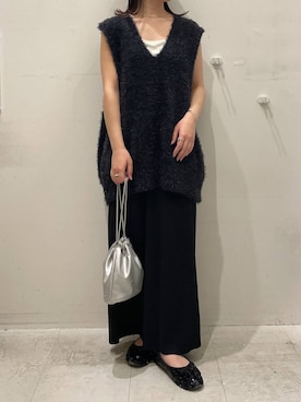 「アイテム（バレエシューズ）」を使った、ゆゆはさん（レディース・153cm）の夏コーディネート