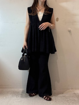 「アイテム（キャミソール）」を使った、ゆゆはさん（レディース・153cm・20代）の夏コーディネート
