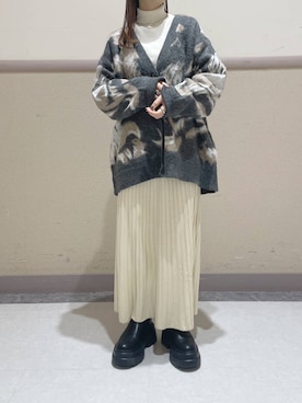 「アイテム（ワンピース/ドレス）」を使った、ゆゆはさん（レディース・155cm・10代）の冬コーディネート