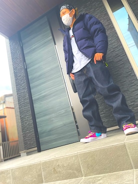 「カウズ」｜⭐️さっとぅー⭐️さん（メンズ・170cm）の冬コーディネート
