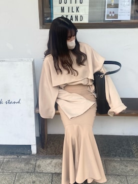 「Ackaのアイテム（スカート）」を使った、yuukaさん（レディース・155cm・10代）の秋コーディネート