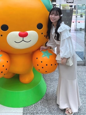 「papier（パピエ）のアイテム」を使った、yuukaさん（レディース・155cm）の夏コーディネート
