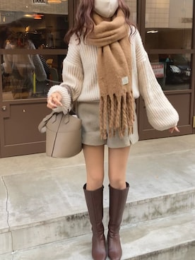 yuukaさん（レディース・155cm）の冬コーディネート