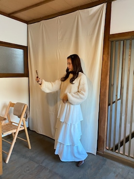 「scene（シーン）のアイテム」を使った、yuukaさん（レディース・155cm）の冬コーディネート