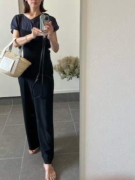 「UNITED ARROWS（ユナイテッドアローズ）のアイテム（サロペット/オーバーオール）」を使った、 YUKIさん（レディース・170cm）の夏コーディネート