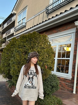 「春ニット」｜𝘔𝘪𝘺𝘶.さん（レディース・164cm・20代）の春コーディネート