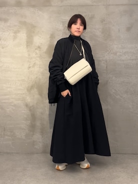 「アイテム（MA-1）」を使った、sudohさん（レディース・160cm）の夏コーディネート