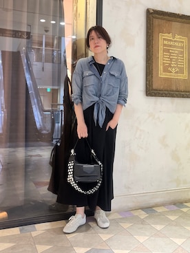 「BEARDSLEY（ビアズリー）のアイテム」を使った、sudohさん（レディース・160cm）の春コーディネート