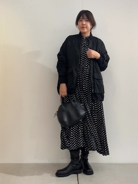 「アイテム（ピアス（両耳用））」を使った、sudohさん（レディース・160cm）の秋コーディネート