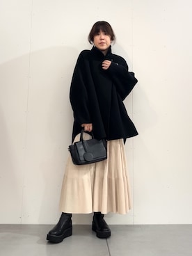 「アイテム（その他アウター）」を使った、sudohさん（レディース・160cm）の秋コーディネート