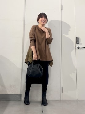 「BEARDSLEY（ビアズリー）のアイテム」を使った、sudohさん（レディース・160cm）の冬コーディネート