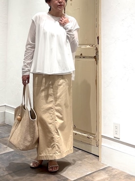 「BEARDSLEY（ビアズリー）のアイテム」を使った、sudohさん（レディース・160cm）の夏コーディネート