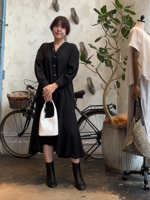 セール】《LIVETART》カラーレスシャツワンピース（ワンピース