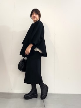 「アイテム（その他アウター）」を使った、sudohさん（レディース・160cm）の秋コーディネート