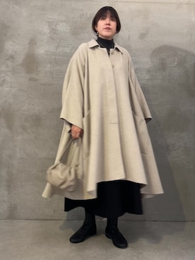 「秋」｜「アイテム（ブーツ）」を使った、sudohさん（レディース・160cm）の秋コーディネート