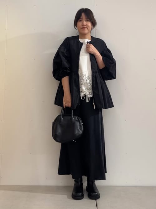 ペプラムジップシャツブルゾン（ブルゾン）｜BEARDSLEY（ビアズリー