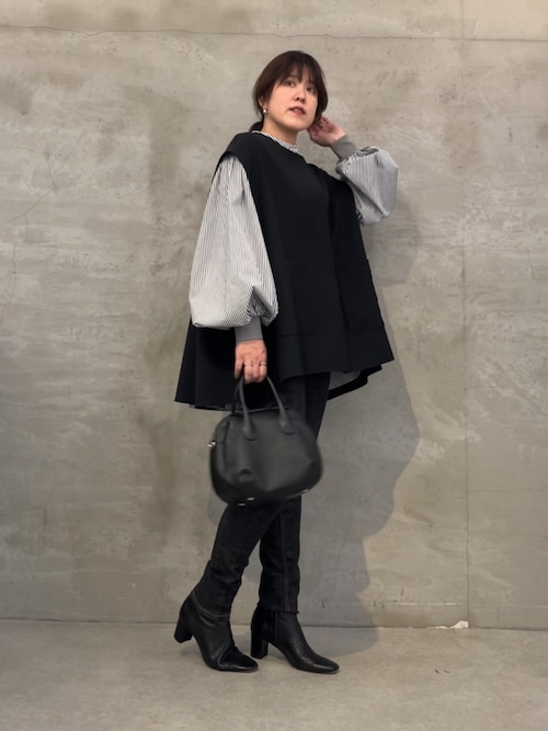 ハートパッチデザインデニムストレートパンツ[品番：VINK0002932