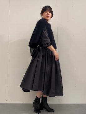 「アイテム（ニット/セーター）」を使った、sudohさん（骨格ストレート・レディース・160cm）の夏コーディネート