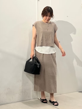 「BEARDSLEY（ビアズリー）のアイテム」を使った、sudohさん（レディース・160cm）の夏コーディネート
